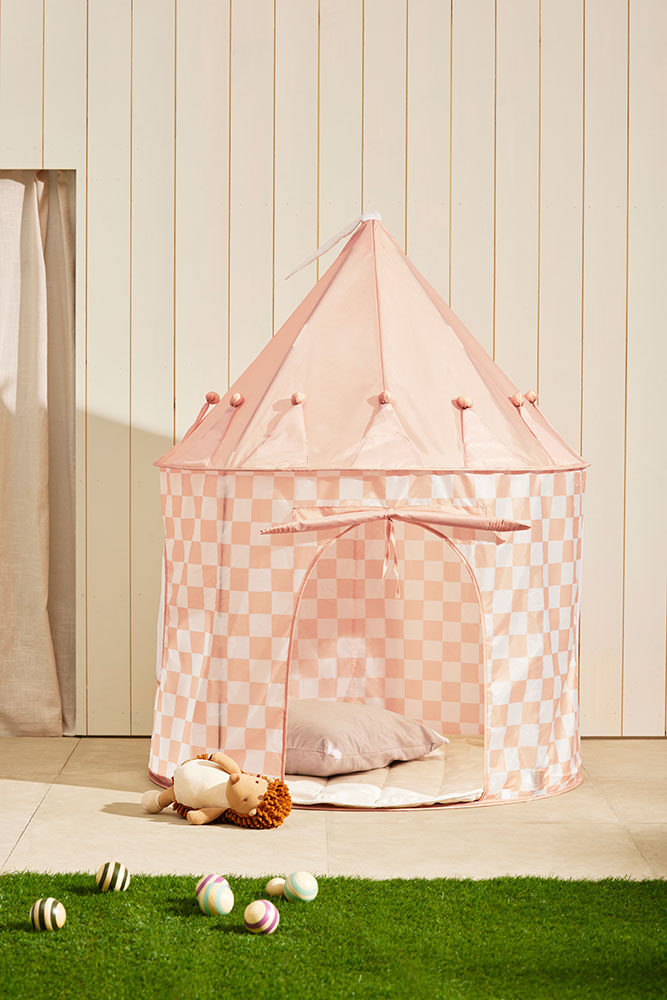 Kids Concept Check Play Tent Apricot