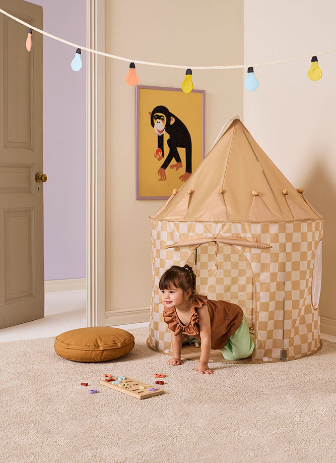 Kids Concept Check Play Tent Yellow