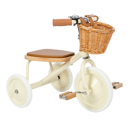 Banwood Trike (and basket)- Cream