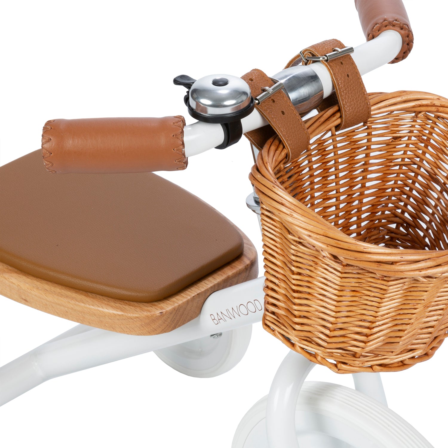Banwood Trike (and basket)- White (Pre-order)
