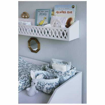 Muslin Cloth 3-pack - Mix Fiori, Petroleum, Creme White