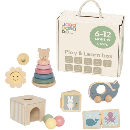 JaBaDaBaDo Play and Learn Box - 6-12 Months