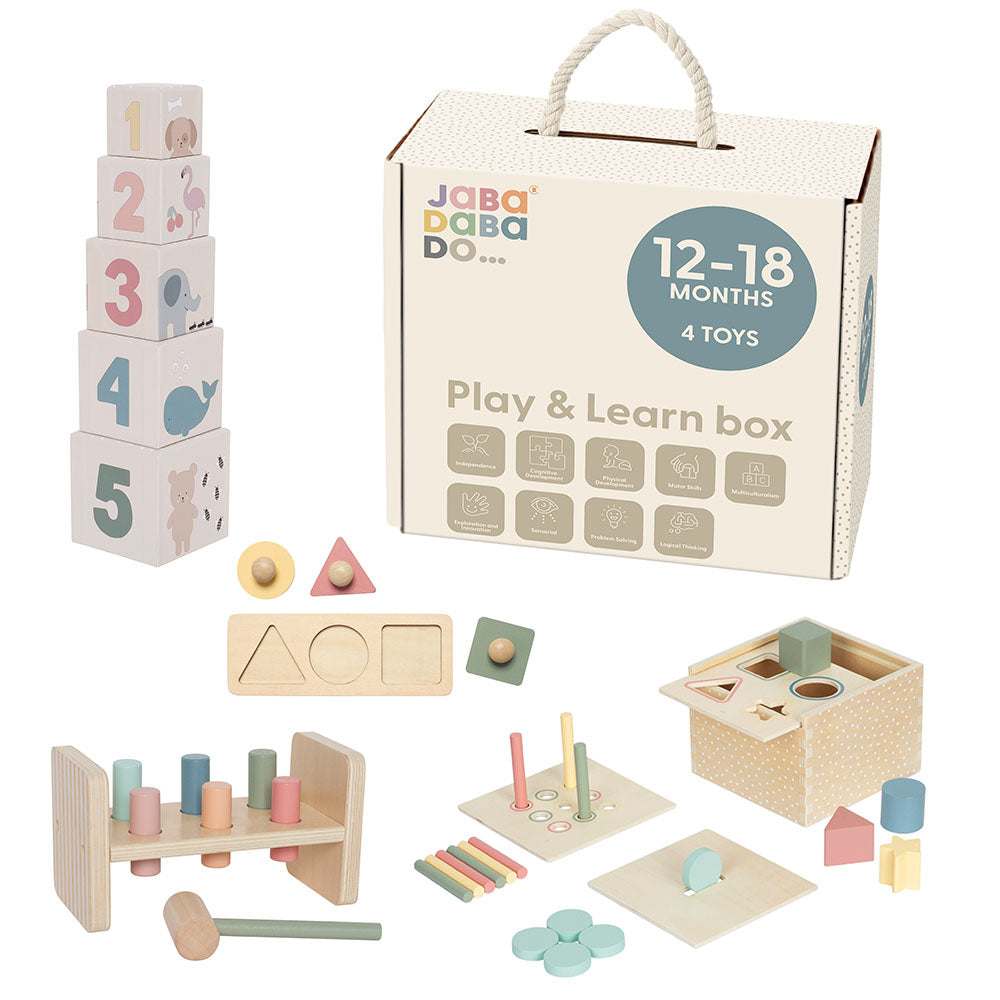 JaBaDaBaDo Play and Learn Box - 12-18 Months