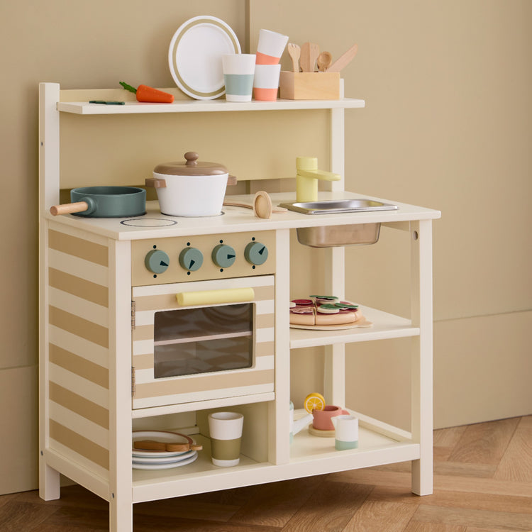 Kids Concept Kitchen White/Natural - New