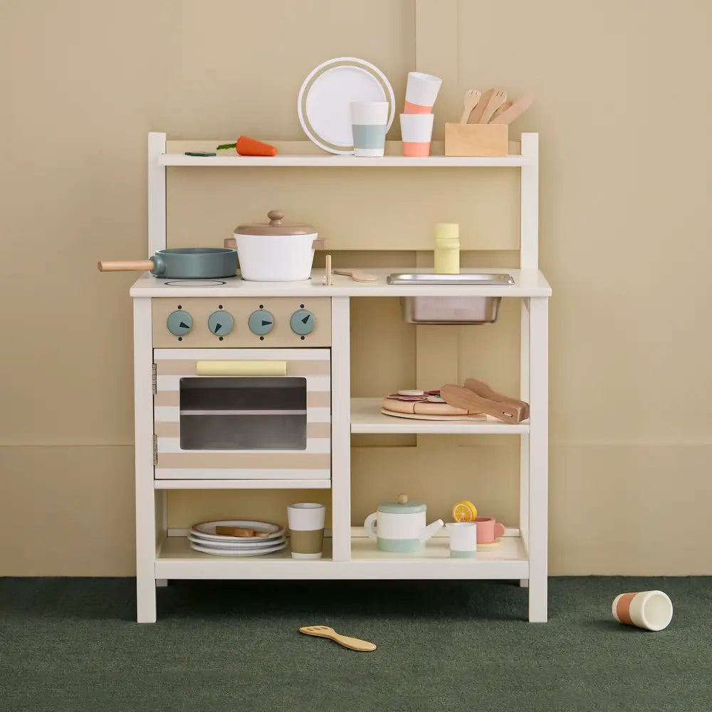 Kids Concept Kitchen White/Natural - New