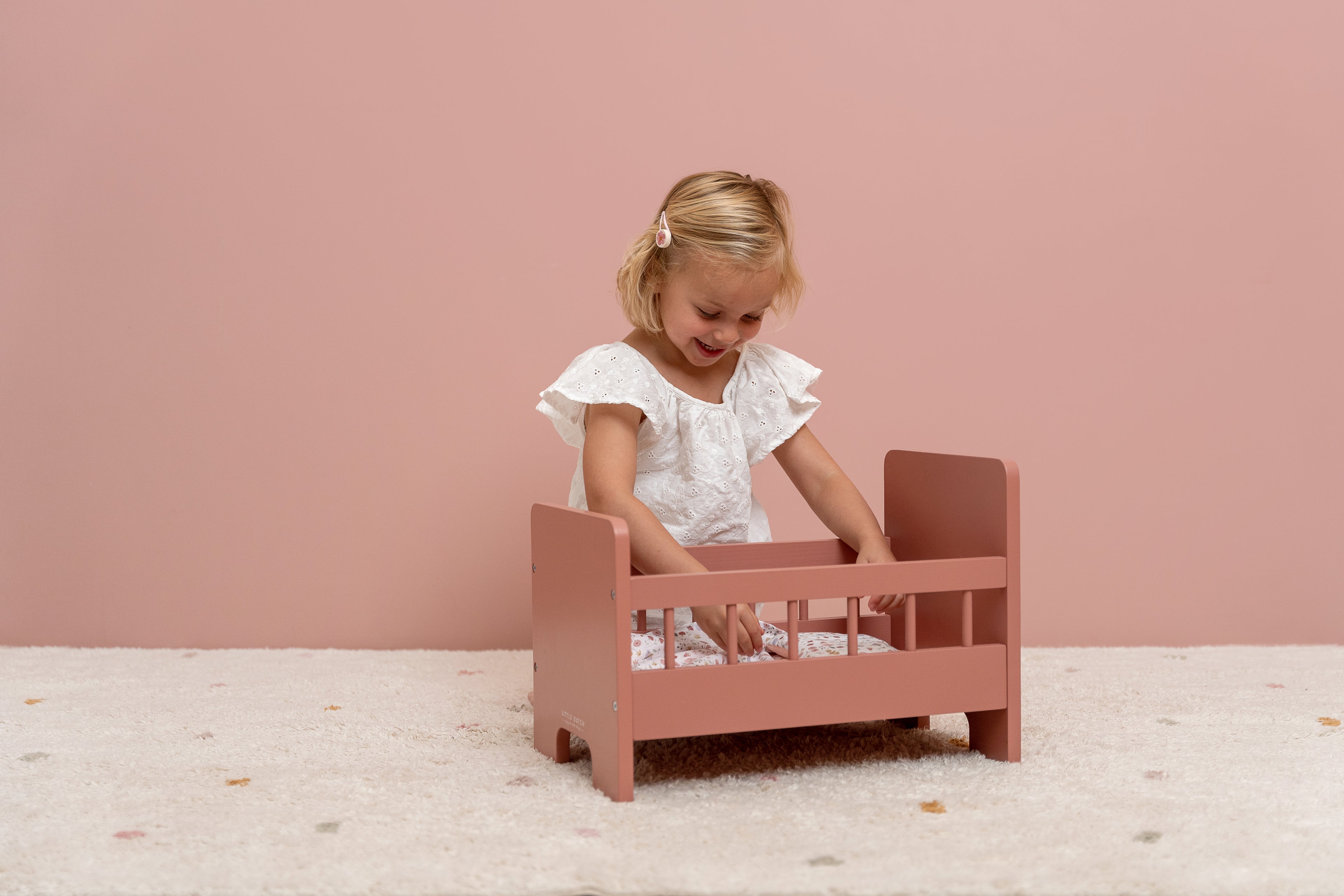 Little Dutch Wooden Doll Bed