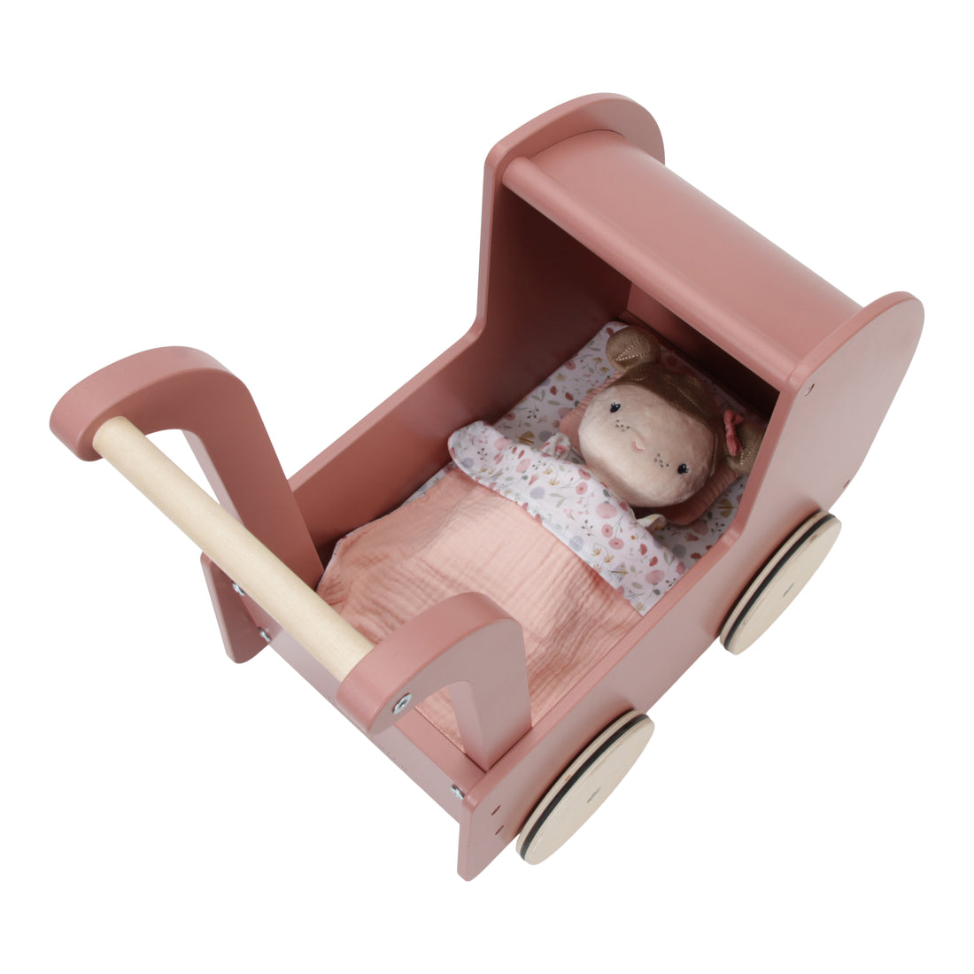 Little Dutch Wooden Doll Pram with Rosa Doll