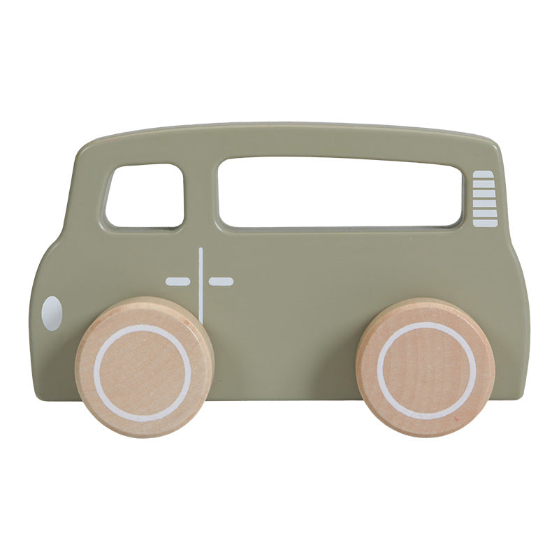 Little Dutch Wooden Toy Van - Olive