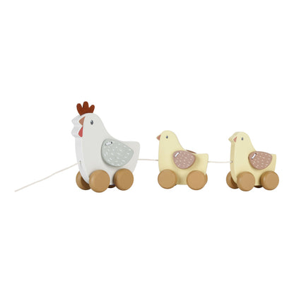 Little Dutch Pull Along Chickens- Little Farm