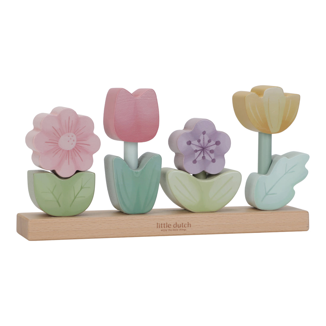 Little Dutch Stacking Puzzle Flowers - Fairy Garden