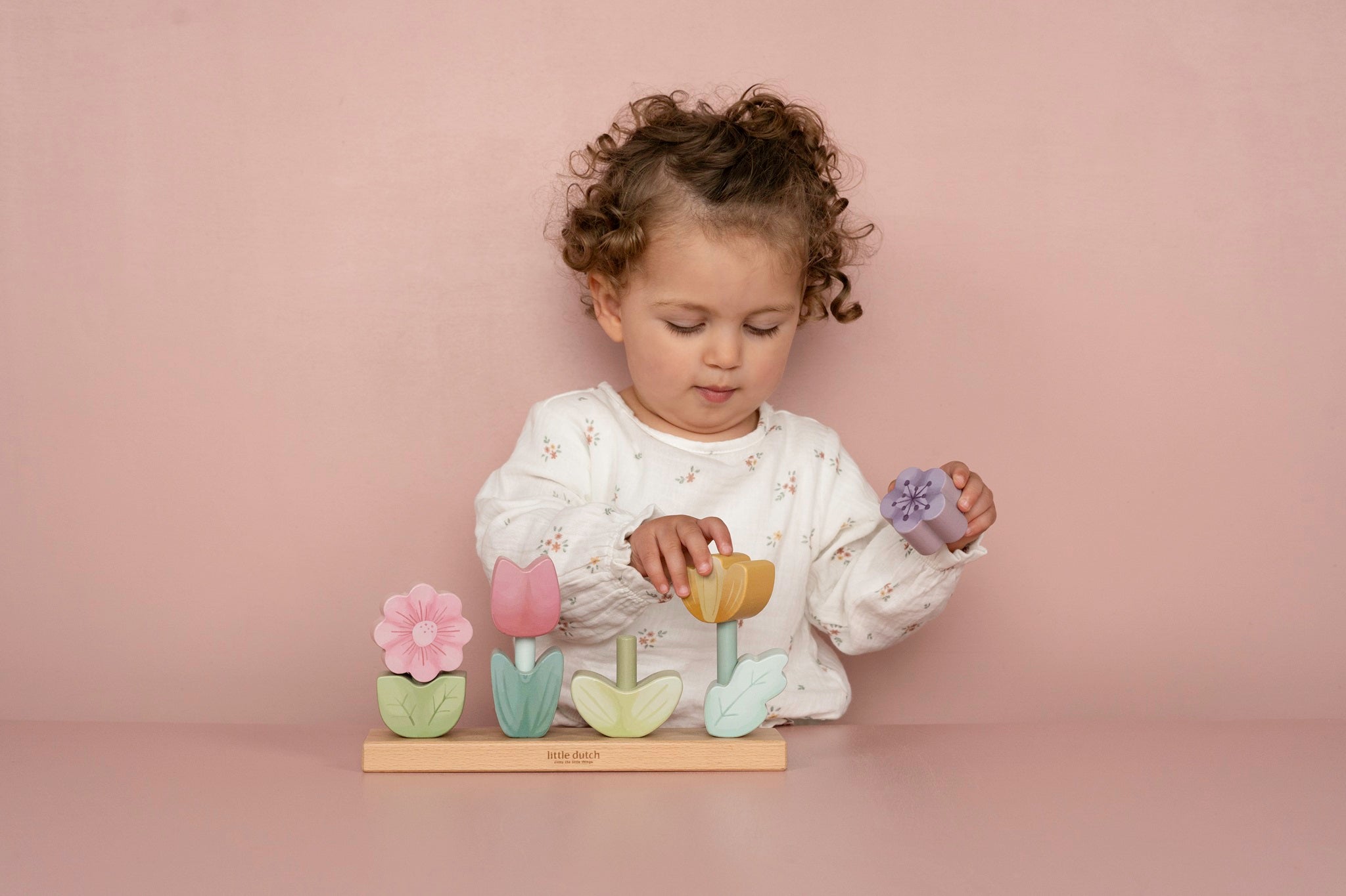 Little Dutch Stacking Puzzle Flowers - Fairy Garden