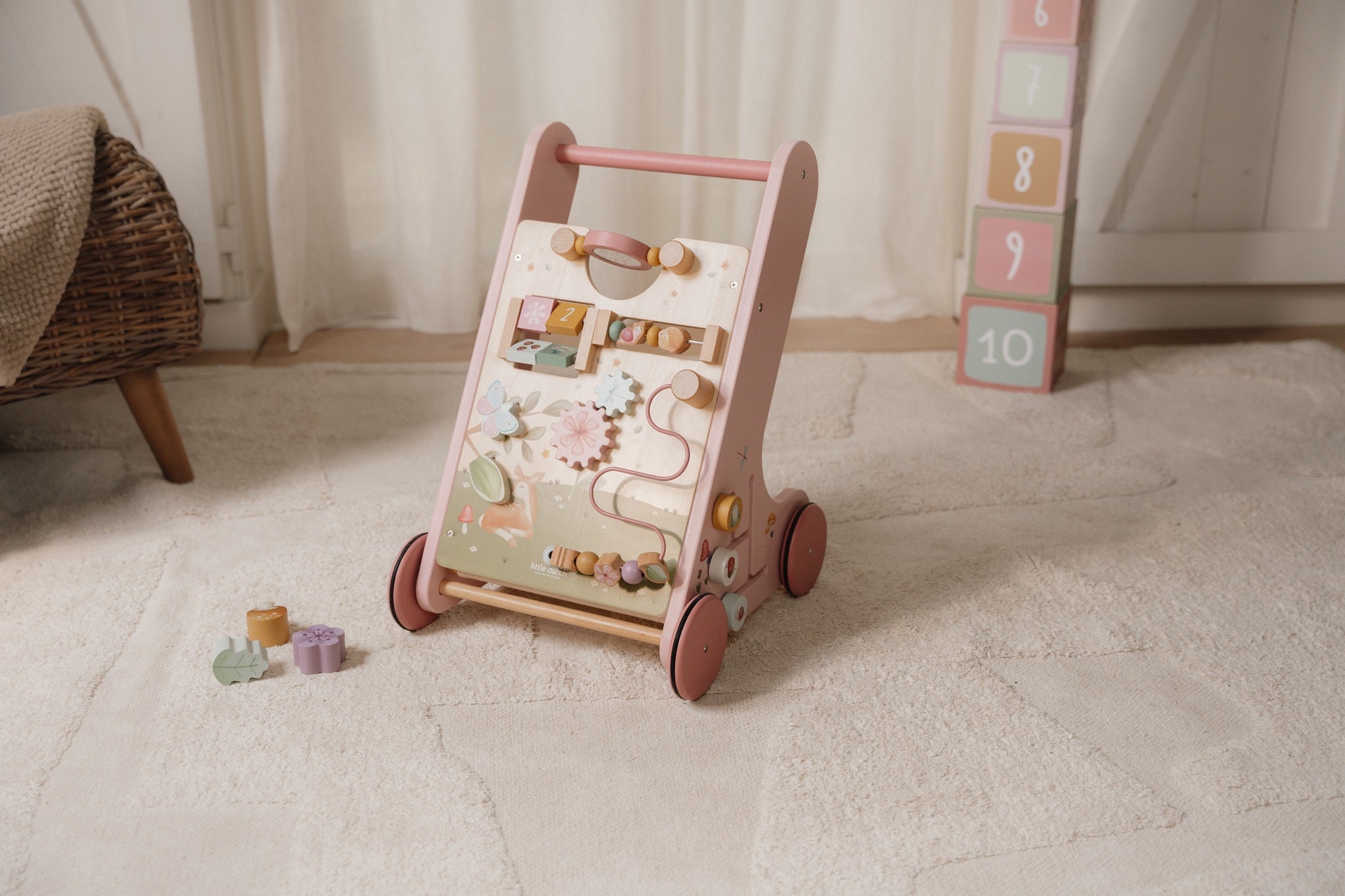 Little Dutch Multi Activity Walker - Fairy Garden