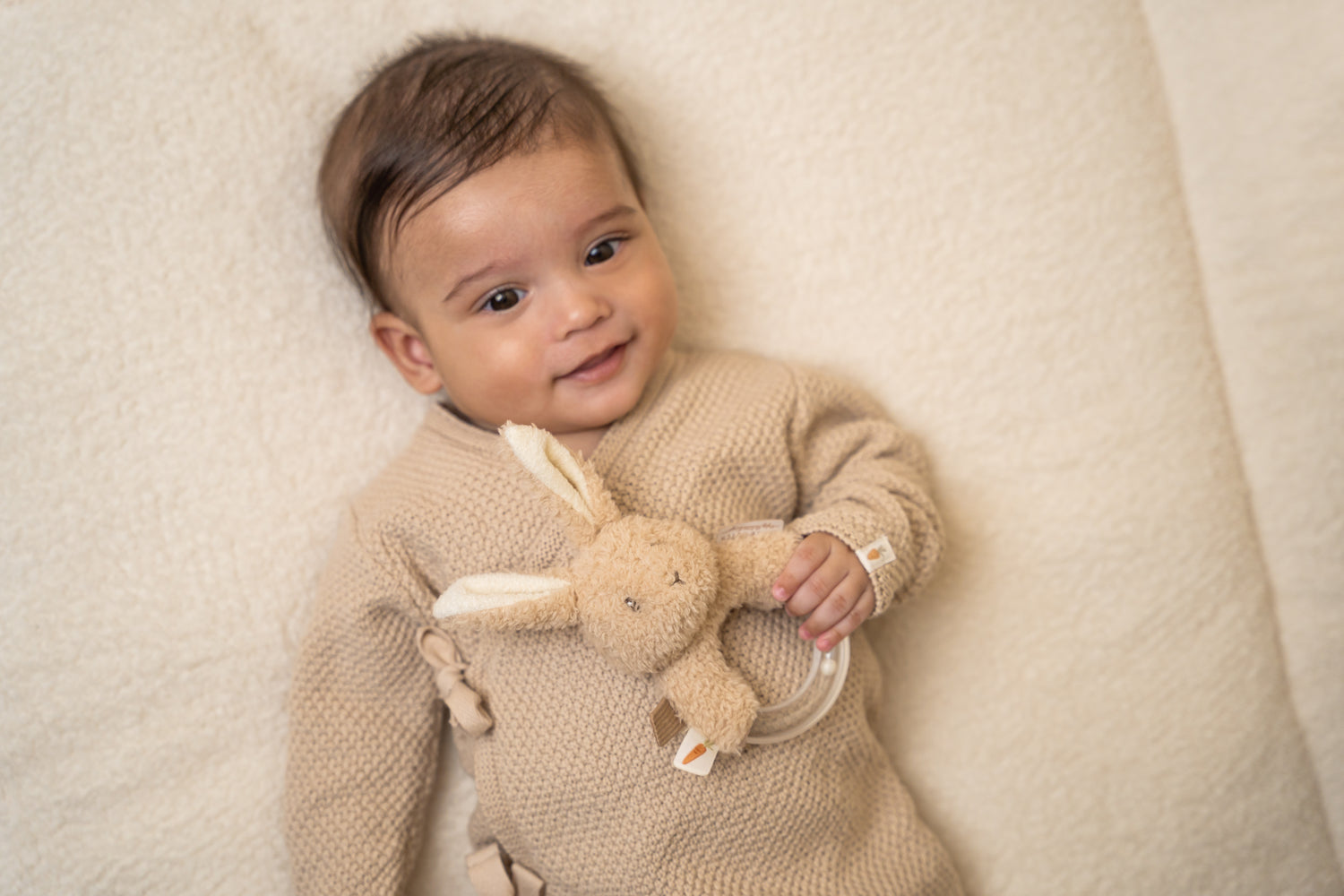 Little Dutch Ring Rattle - Baby Bunny