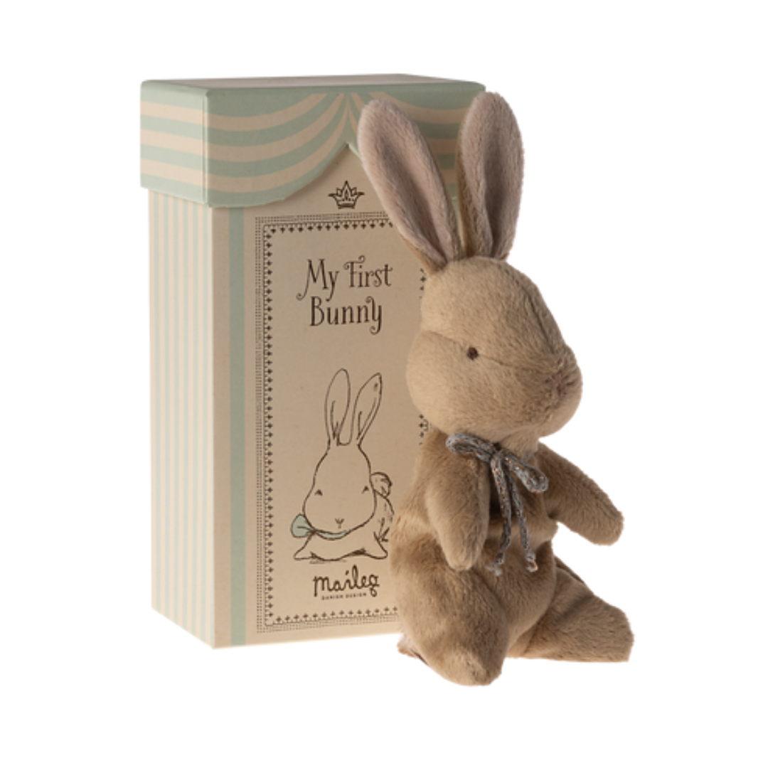 Maileg My First Bunny in Box - Brown