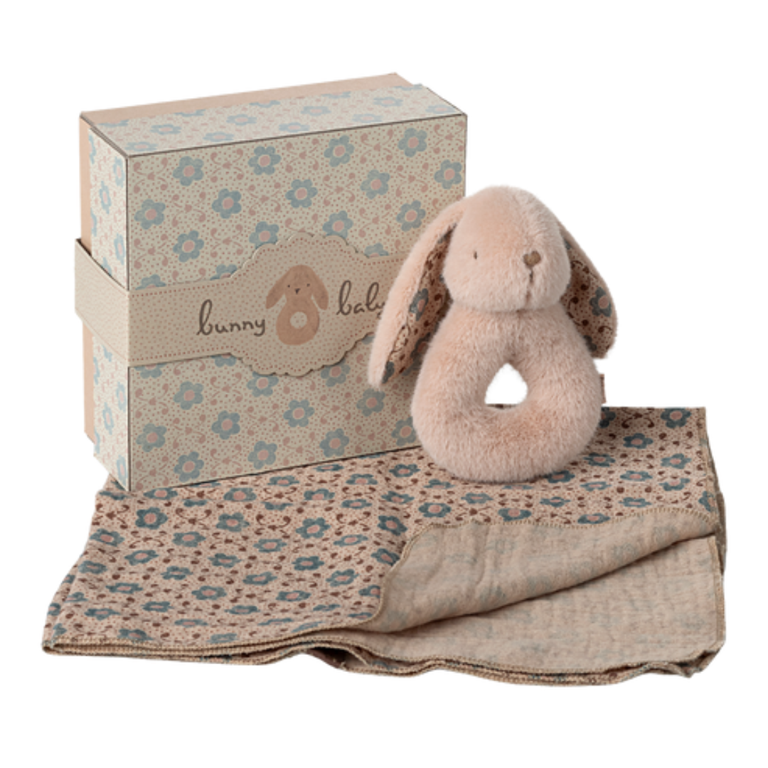 Maileg Bunny rattle set - Powder