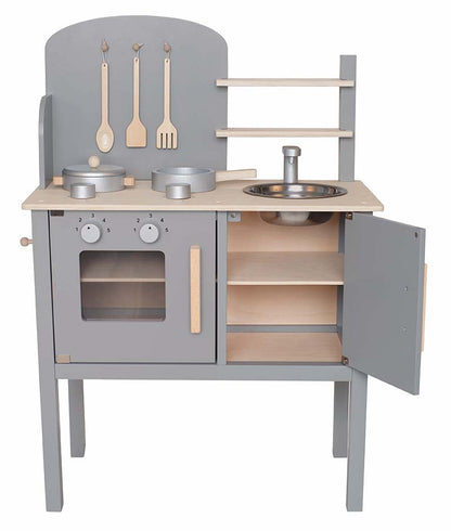 JaBaDaBaDo Kitchen with pot &amp; pan - Grey