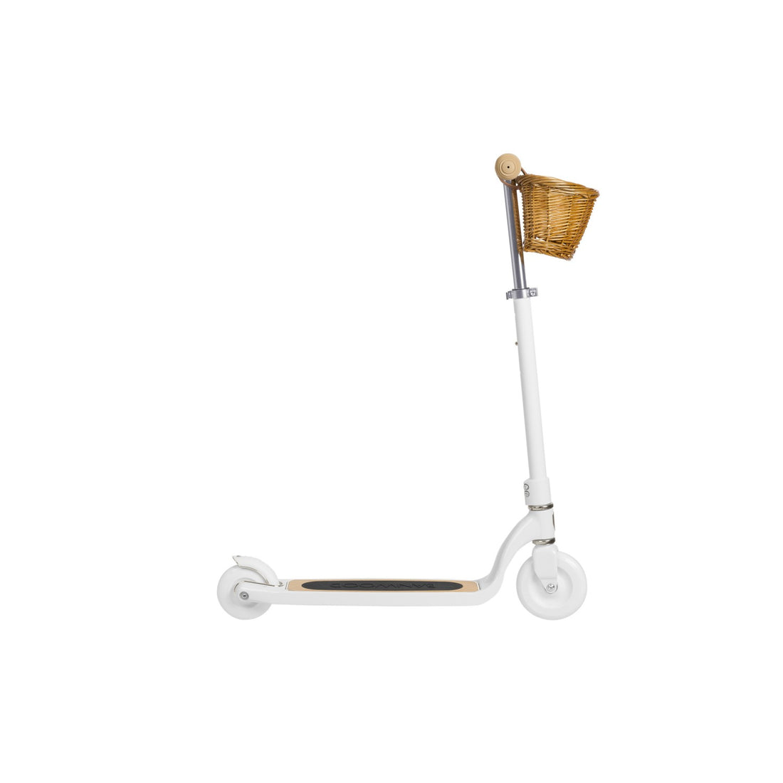 NEW Banwood Maxi Scooter with Basket - White