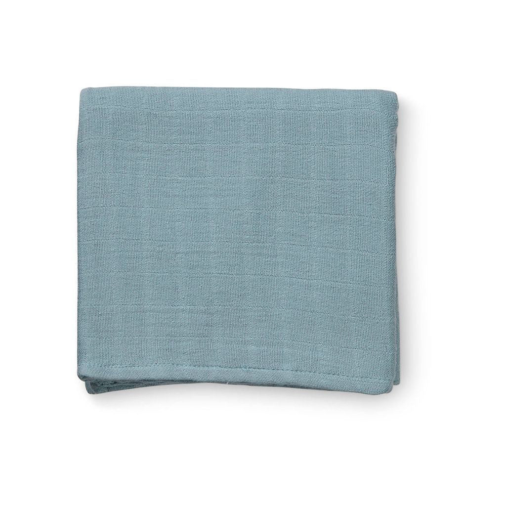 Large Muslin Cloth, 2-pack - GOTS Petroleum