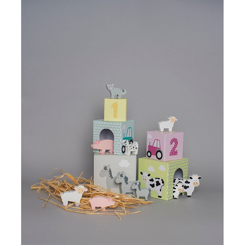 JaBaDaBaDo Stacking cubes - Animals