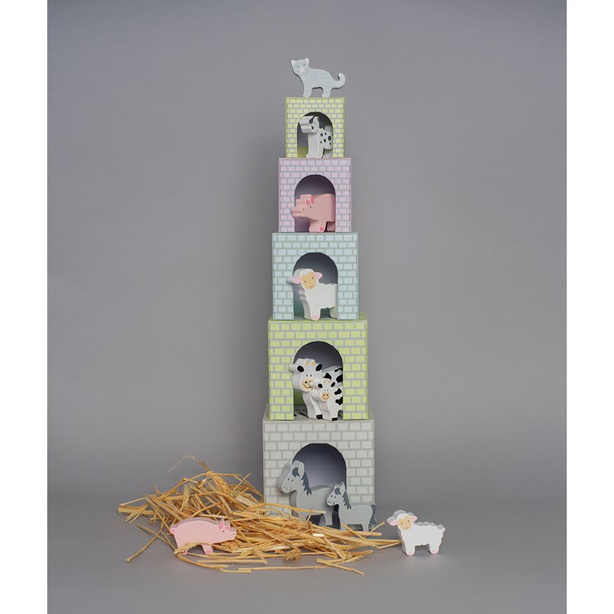 JaBaDaBaDo Stacking cubes - Animals