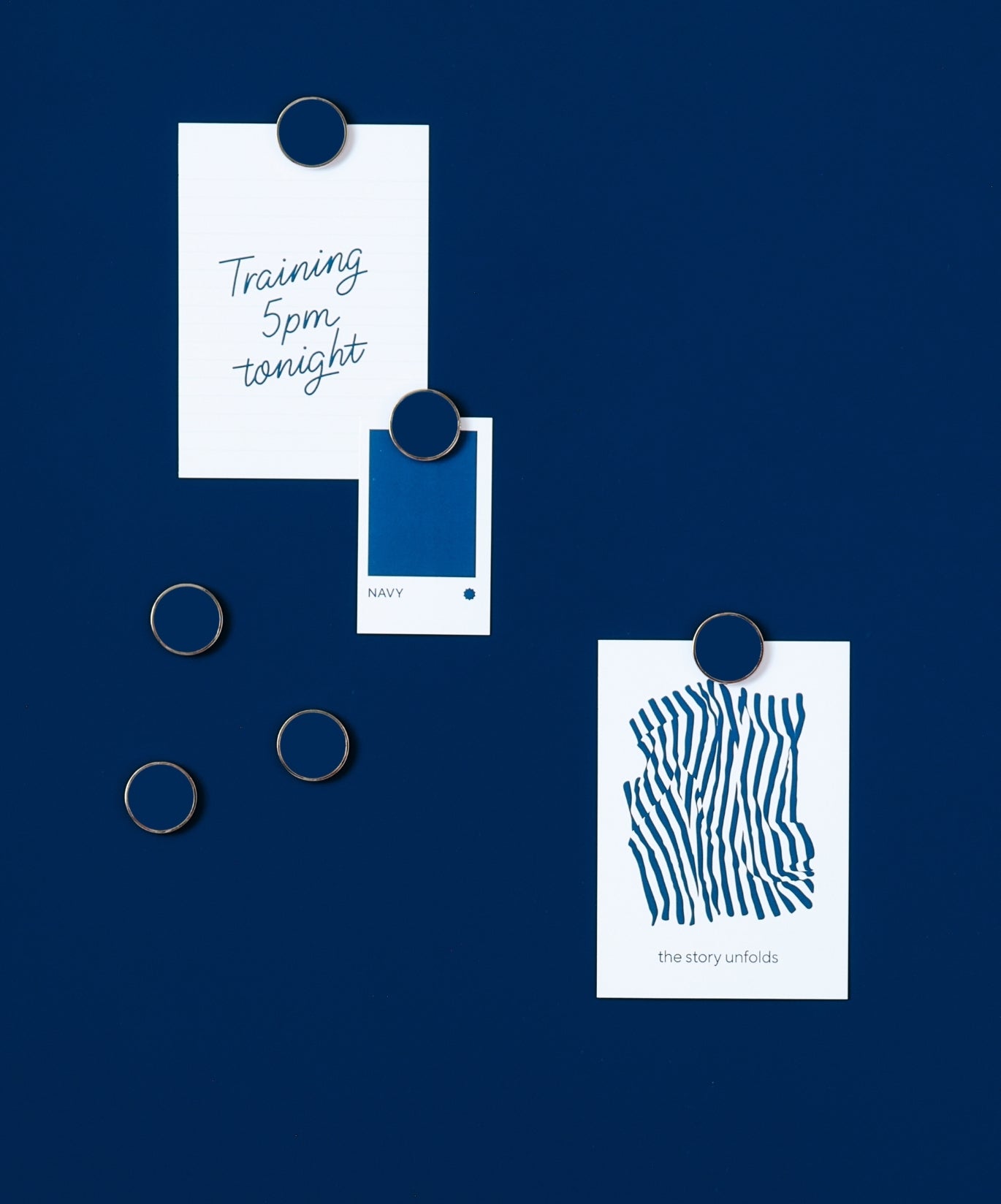 The Buttons in Navy (Pre-order)