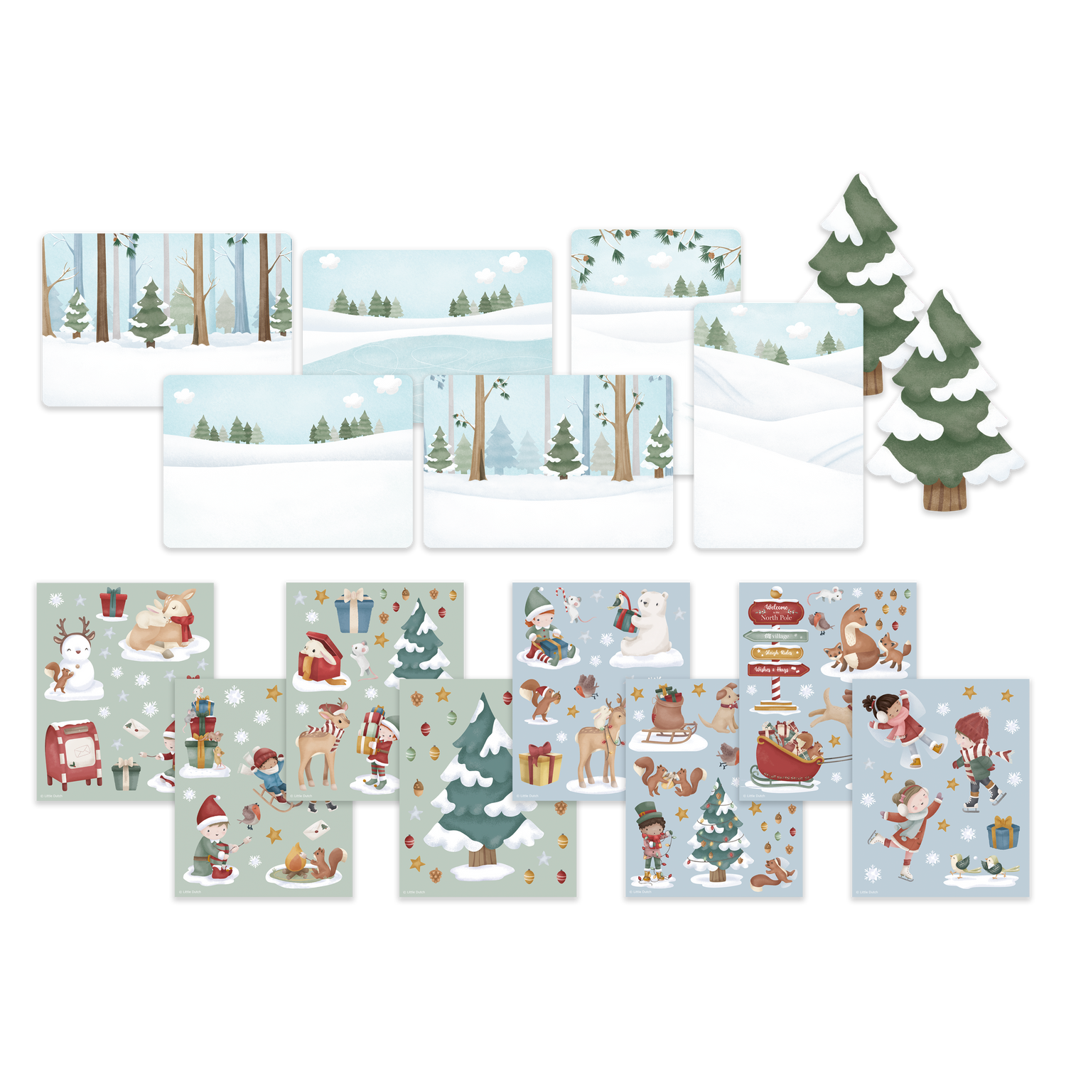 Little Dutch Christmas Sticker Story Booklet