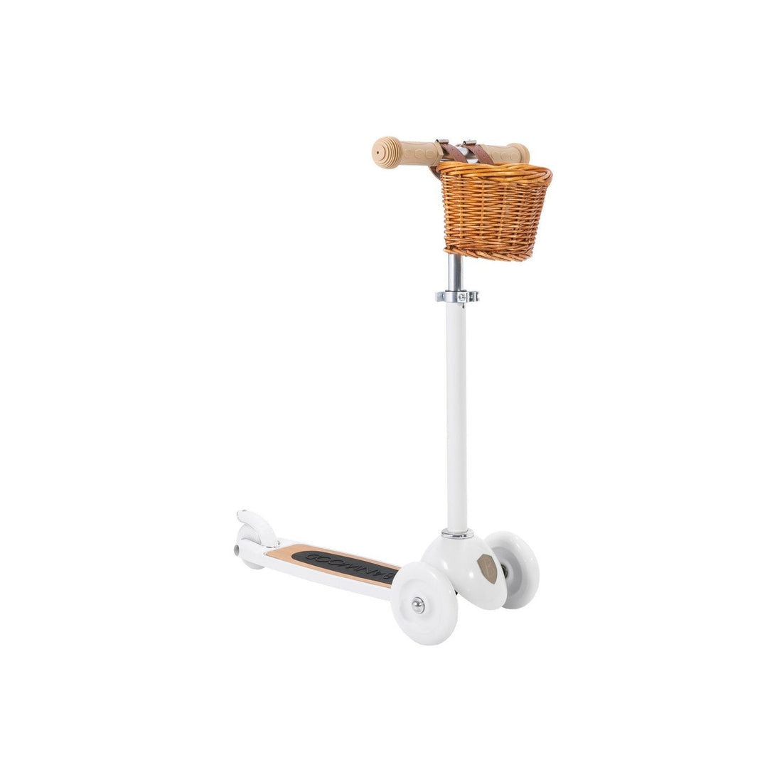 Banwood Scooter with Basket - White