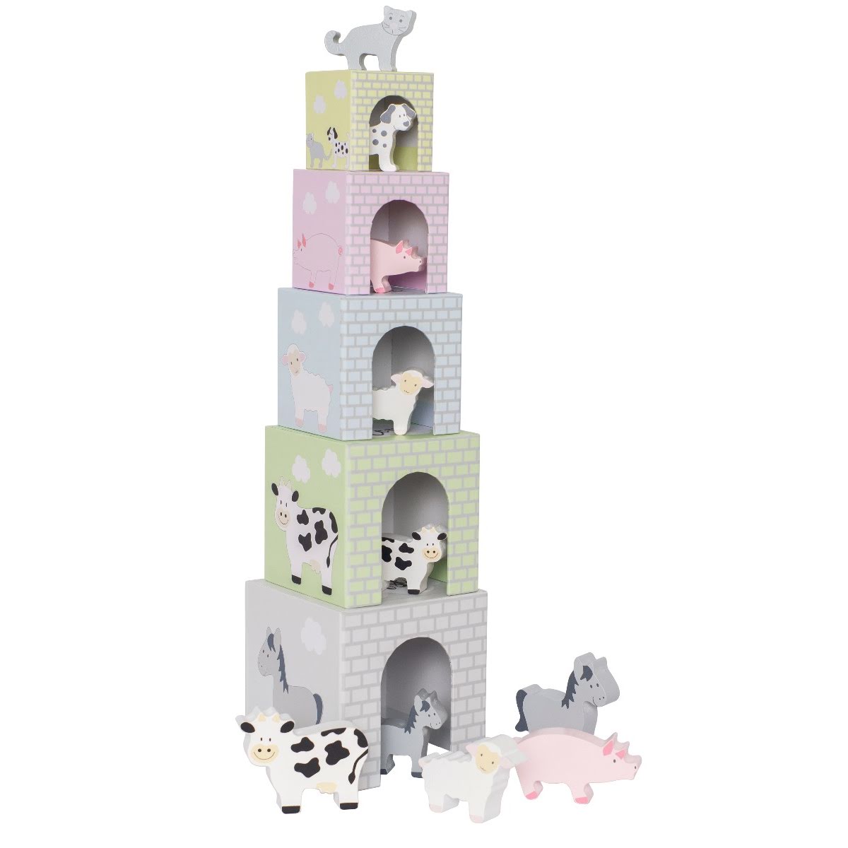 JaBaDaBaDo Stacking cubes - Animals