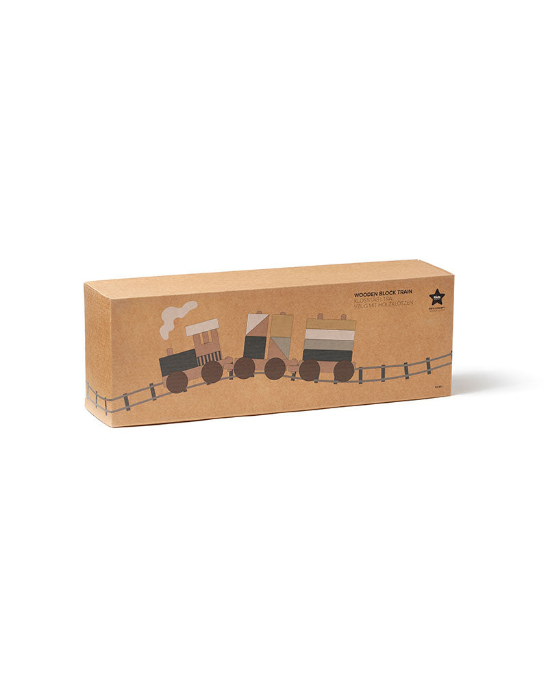 Wooden Block Train | KID Store Dublin