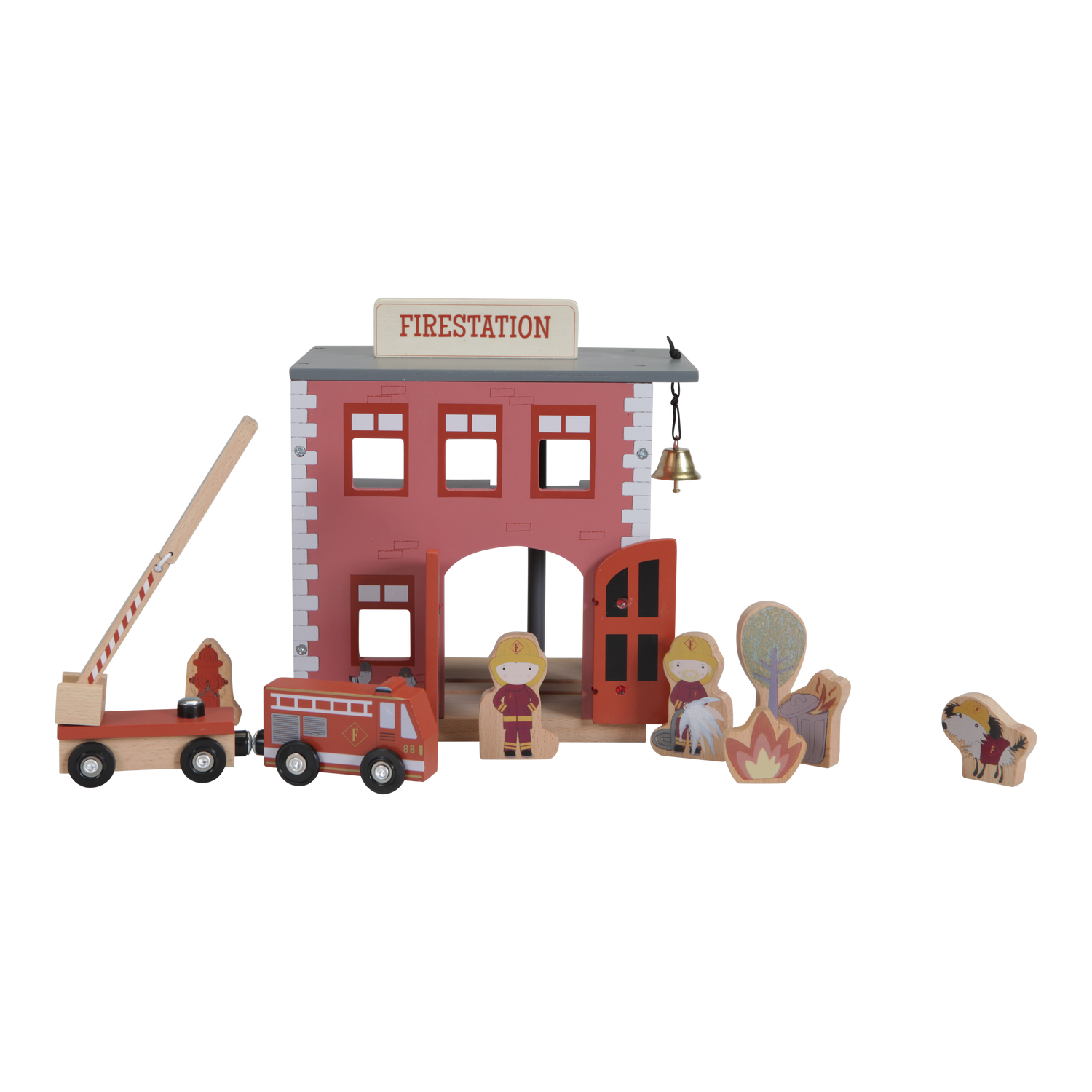 Little Dutch Firestation- (can be used as standalone toy or as part of the XL Railway set)