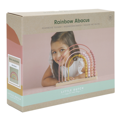 Rainbow Abacus - Pink