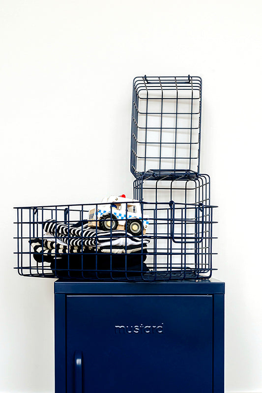 The Baskets In Navy