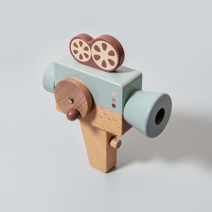 Wooden Video Camera | Blue