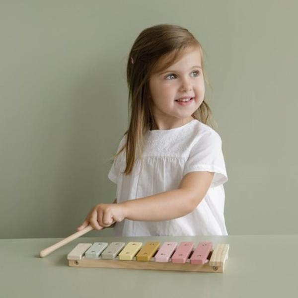 Wooden Xylophone - Pink