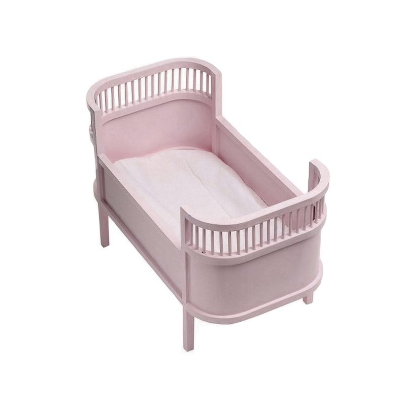 SmallStuff Rosaline Dolls Bed - Powder Pink (53cm)